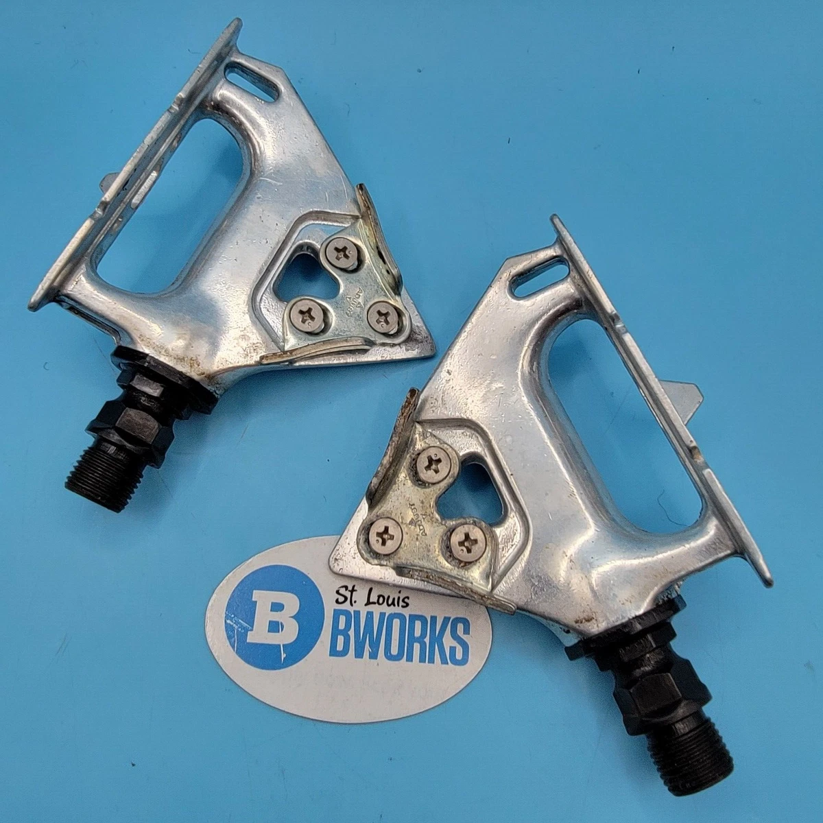 Pédales Plateforme Shimano Exage Sport PD-A450 Vintage – Avec Clips D’orteils