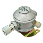BULKHEAD GAS REGULATOR 30mbar PROPANE LPG GAS BOTTLE 10mm OUT CARAVAN MOTORHOME