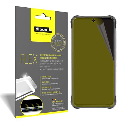 3x Umidigi Bison Schutzfolie Folie, 100% Displayabdeckung, dipos Flex