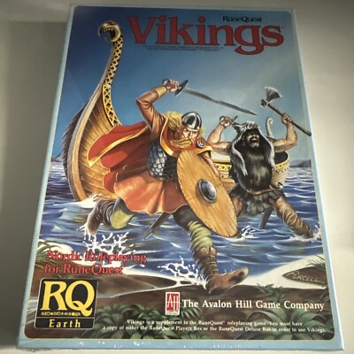 RuneQuest VIKINGS verpackt NEU VERSIEGELT Avalon Hill Nordic RQ Rollenspiel 1985