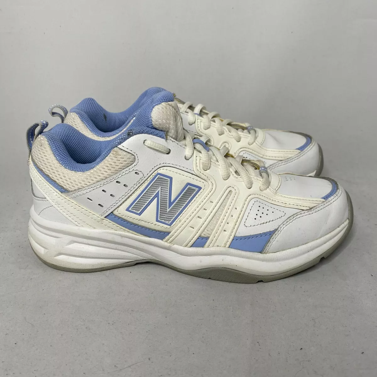 New Balance Womens 401 V2 White Blue WX401V2W Sneaker Shoes Lace