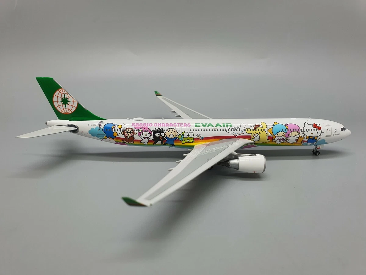 Phoenix 1:400 Eva Air Airbus A330-300 Sanrio Characters Reg: B-16332 very rare