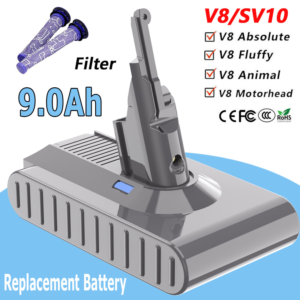 V8 New Replacement battery For Dyson V8 Absolute Animal Li-ion Battery/Filter