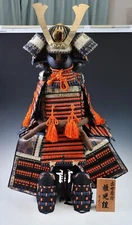 Japanese Beautiful High Grade Vintage Samurai Figure Doll -Kids Wearable-