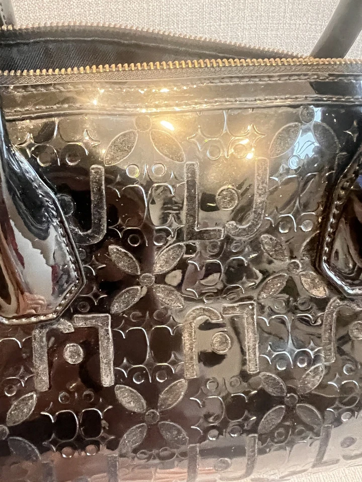 Bolso de mano Liu Jo Satchel doble asa PVC en negro Foto 2 de 4