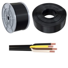 (2,40&euro;/1m) Anh&auml;nger Kabel 4 x1,5 mm&sup2; Auto Fahrzeugleitung FLRYy Schlauchleitung