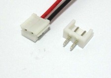 2Pin JST-EH 2.5mm male female housing connector wire 30cm straight header 10 set