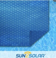 Sun2Solar 1200 Series Rectangle Swimming Pool Solar Cover Blanket - Choose Size