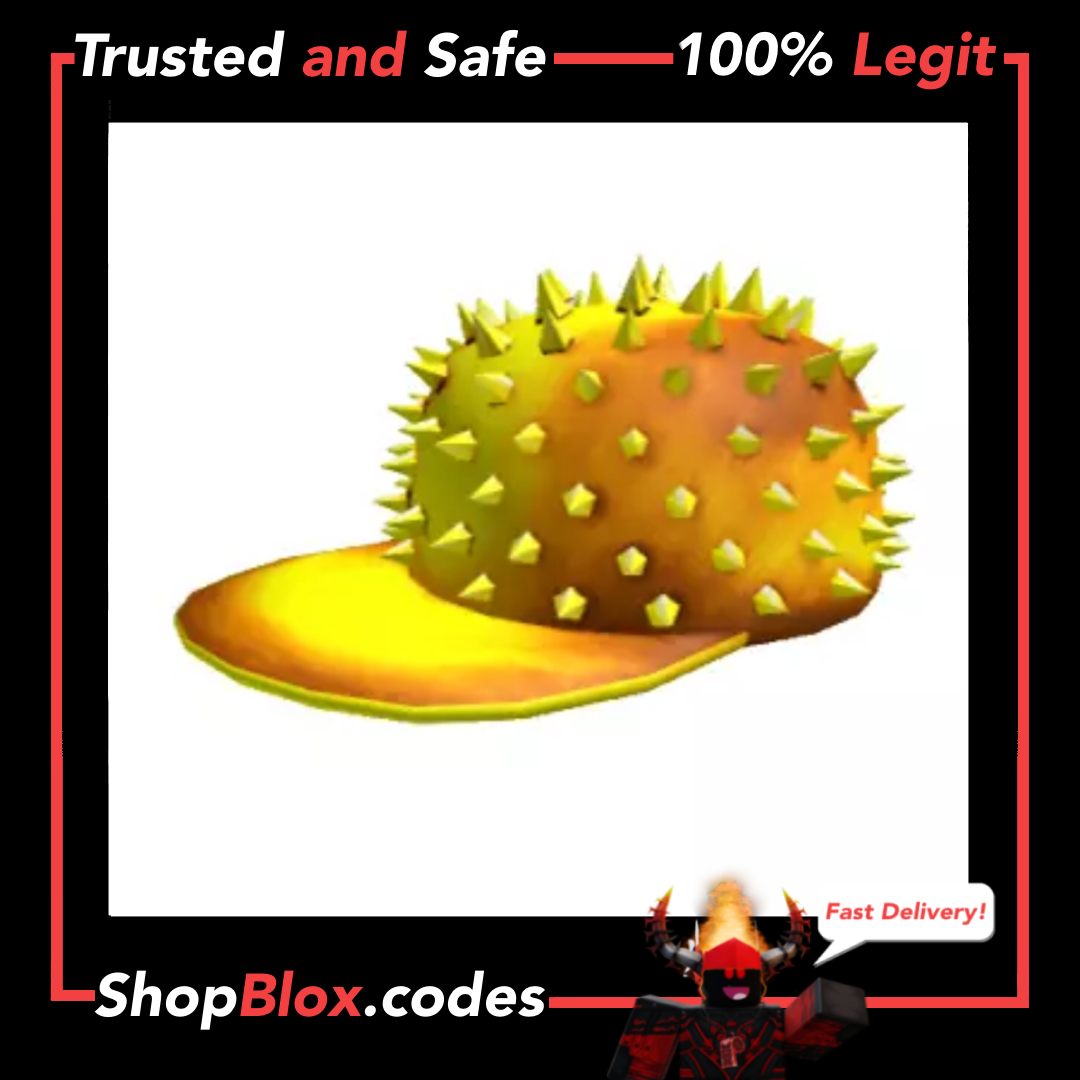 ROBL0X RARE Series 12 BONUS Chaser Gold Spiked Baseball Hat Toy