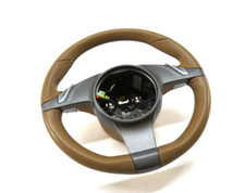 09-13 Porsche 911 Boxster Cayman 987 997 3-spoke Steering Wheel Sand Beige 09-13 Porsche 911 Boxster Cayman 987 997 3-spoke Steering Wheel Sand Beige