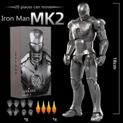 Man Mark Iron Man Grande Giocattolo Tony Stark Iron Man Grigio