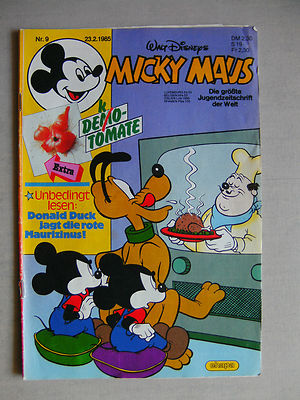 Micky Maus Hefte, Nr. 9  / Jahrg.1985,  Comics, Walt Disney, 