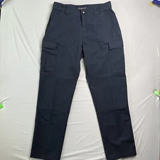 5.11 Tactical Pants Men Large Long (32x33) Blue Cargo Utility Straight Leg Work