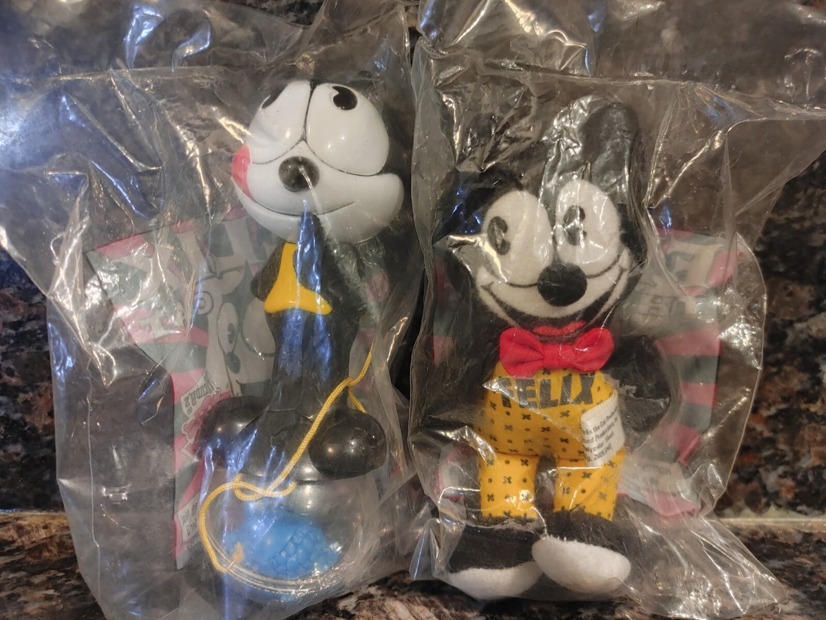 A pair 1996 Felix The Cat Wendys Happy Meal Toys | eBay