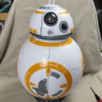 Star Wars BB-8 Playset Lights & Sound Opens Disney Hasbro w/ Base Ramp Tested