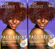 Dark  Lovely Fade Resist Hair Color 376 Red Hot no date 2 PACK