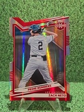 2022 Elite Extra Edition Base Prime Numbers A Die-Cut #13 Zach Neto /85