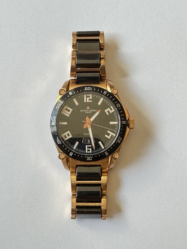 Jacques Lemans Geneve GU333E Ceramic Men's SWISS MADE Automatic Watch