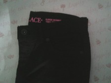 Girls Black Super Skinny Jeans Size 12 By Childrens Place