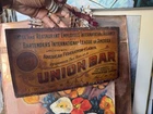 Vintage 1940's BAR Bartenders Hotel Restaurant AFL Union Tin Over Cardboard Sign