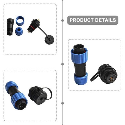 Hochwertiger 2 3 4 5 7 9pin SP16 Stecker mit IP68 wasserdichte Leistung