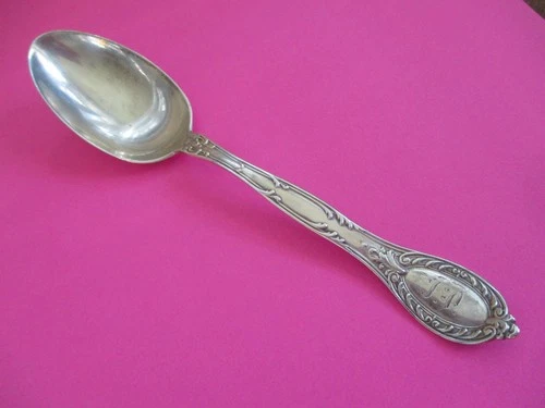 Gorham Hallmarks Sterling Silver Spoon  6.5" Pat 1897 Monograms
