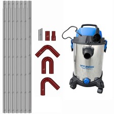 Gutter Vacuum Kit 7.5m Aluminium Poles 1400W Wet Dry Vacuum Cleaner Lightweight