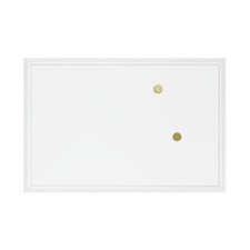20 x 30 in. Magnetic Dry Erase Board White D cor Frame