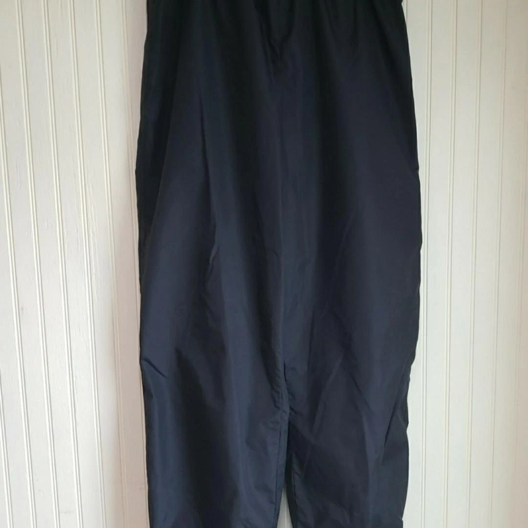 Columbia Pants Mens 36x30 Black Nylon Rain Elastic Waist Lightweight Hiking