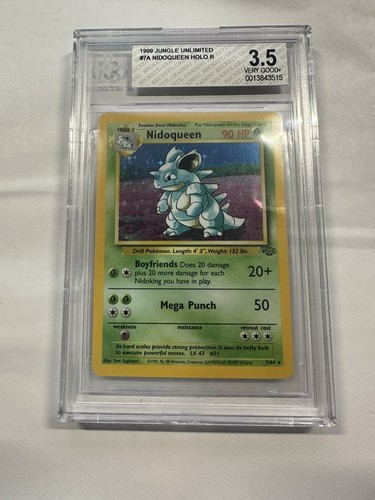 Nidoqueen (Unlimited) graded BGS 3.5 for sale on eBay