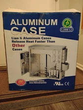 Lian Li PC-65B Aluminum ATX/Mini-Redundant ATX PC Case-Black-Used with Box-2004