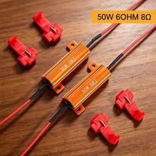 Hid Led Resistor Kit 9006 9005 Relay Harness Adapter Anti Flicker Error Decoder