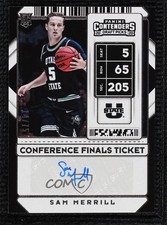 2020 Contenders Draft Picks Conference Finals Ticket 14/75 Sam Merrill Auto j6a