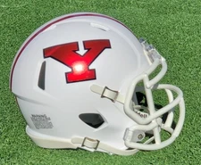 YOUNGSTOWN STATE PENGUINS WHITE 2025 SPECIAL VERSION FOOTBALL MINI HELMET
