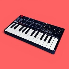Akai Professional MPK Mini 25-Key USB MIDI Keyboard Controller - Tested Working