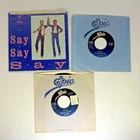 Michael Jackson 45 Singles Record Set Of 5 Vinyl Say Say Say Thriller Beat It