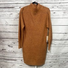 Dreamers LA Mock Neck Tunic Cozy Knit Sweater Dress Large NWT