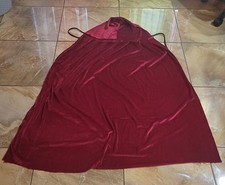 Womens Wizard Cloak Velvet Hooded Witch Cape Vampire Costume Outfits