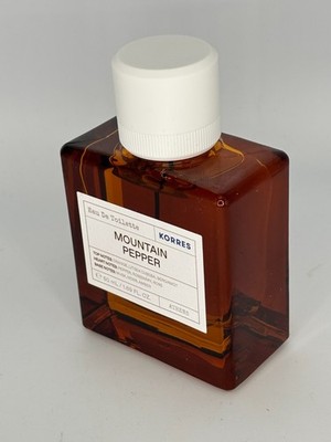 Korres Mountain Pepper Eau De Toilette 50ml / 1.69 oz Fresh Citrus Woody Fragran