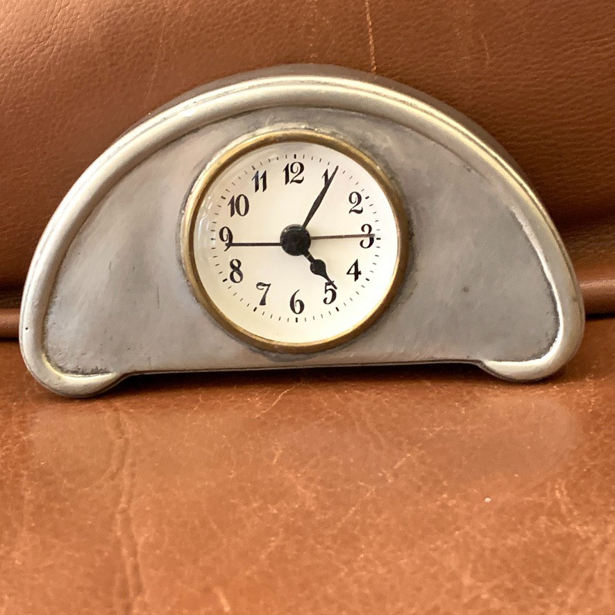 Match Pewter Cosi Tabellini Italy Toscana Alarm Clock - 5.5x3" Untested