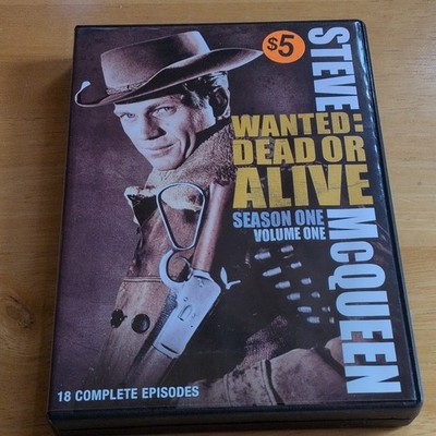WANTED 初版 ① Wanted Dead or Alive Season 1 Vol 1 DVD Steve McQueen Western TV