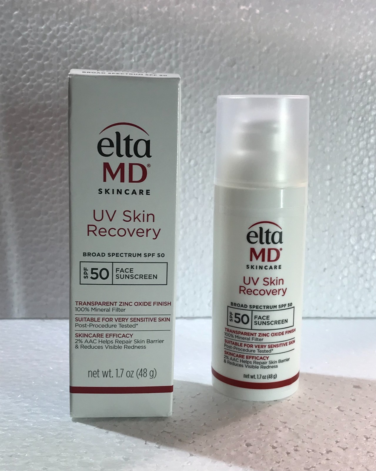 Elta MD UV Skin Recovery SPF 50 1.7oz Sunscreen Exp 02/27 New