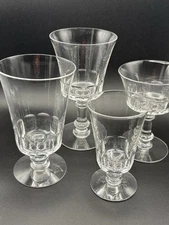 Dolly Madison Fostoria Lot of 24 includes 6 Four-piece Stemware Glassware MINT