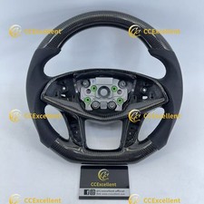 For Cadillac CT6 platinum XT5 2016-2020 Custom Real Carbon Fiber Steering Wheel