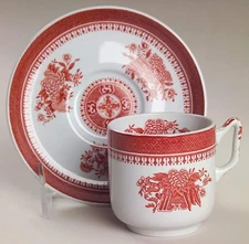 Spode Fitzhugh Red Demitasse Cup & Saucer 2330355
