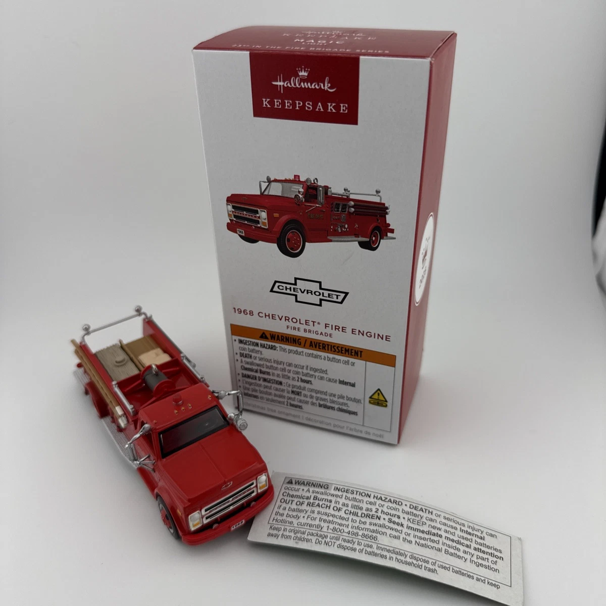 hallmark fire truck ornament products for sale | eBay