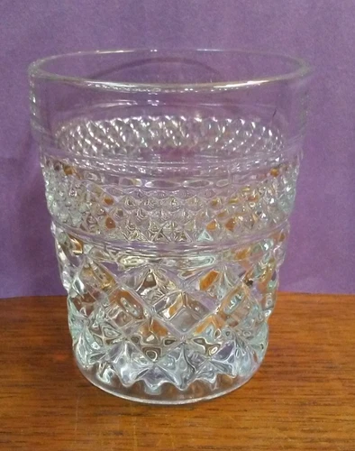 ANCHOR HOCKING Vintage WEXFORD 3.75" Rock Drink Glasses