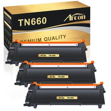 3PK TN660 Toner Compatible With Brother TN630 MFC-L2740DW HL-L2380DW HL-L2305W
