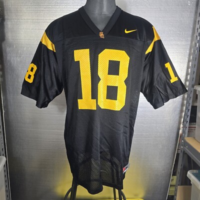 VINTAGE Nike USC Trojans Football NCAA Jersey Men's XL Black