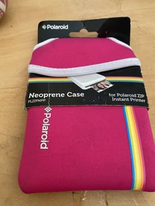 pink polaroid printer